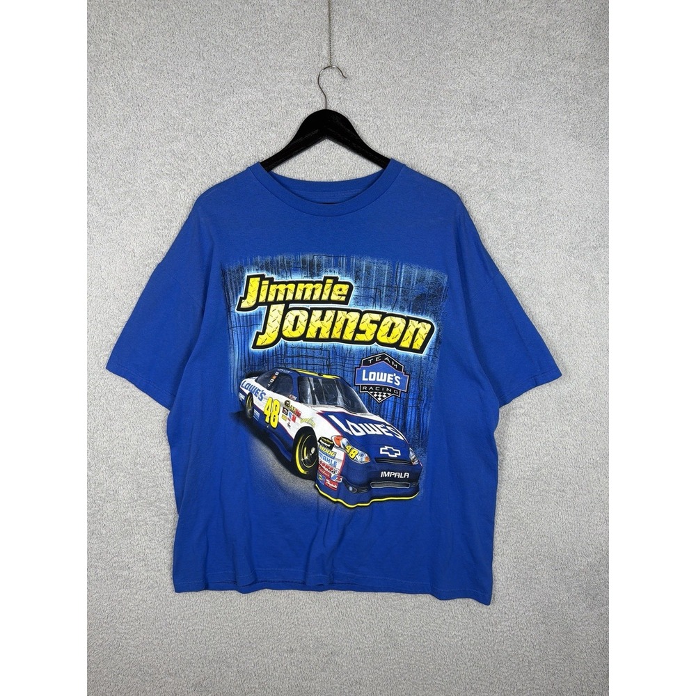 Nascar Jimmie Johnson Lowe's Racing Team # 48 Shirt Size 2XL Champion Race Car